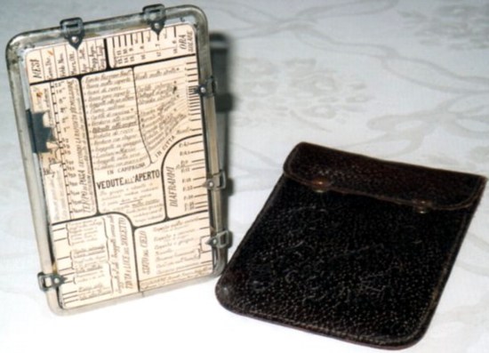 regolo esposimetrico -anni '20