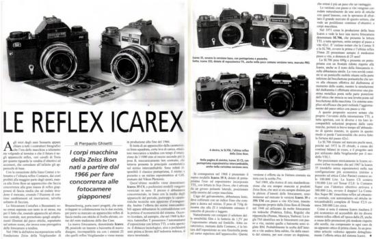 collezionismo - le Icarex