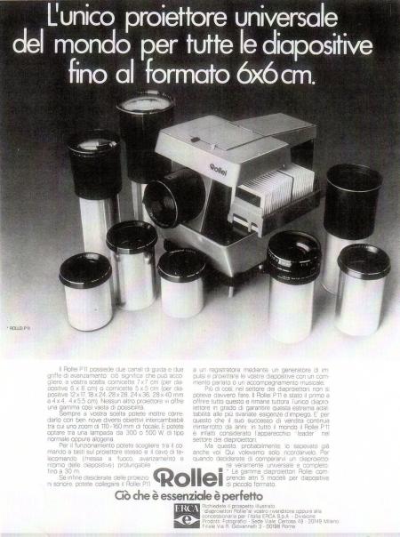 locandina proiettore Rollei