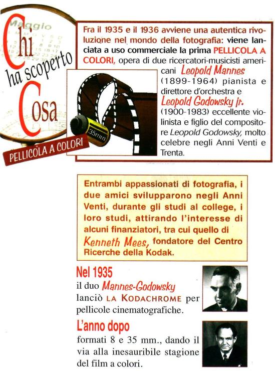 scoperta pellicola colore