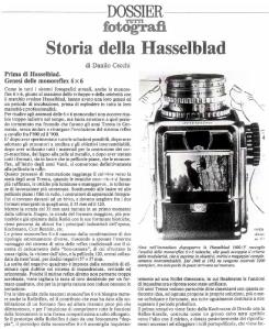 Hasselblad - x dossier