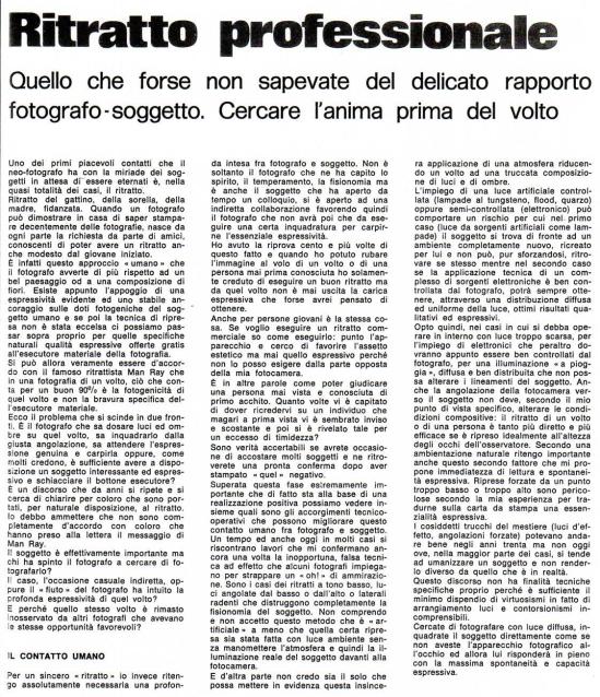 articolo - ritratto