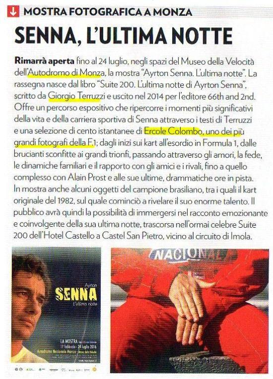 mostra foto F1 Senna